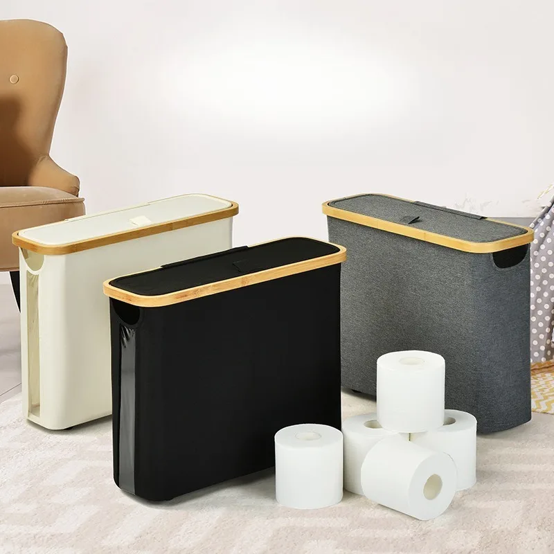

Корзина для хранения туалетной бумаги, складные корзины-органайзеры, многофункциональные корзины для белья, роскошная корзина для ванной комнаты, органайзеры, мебель