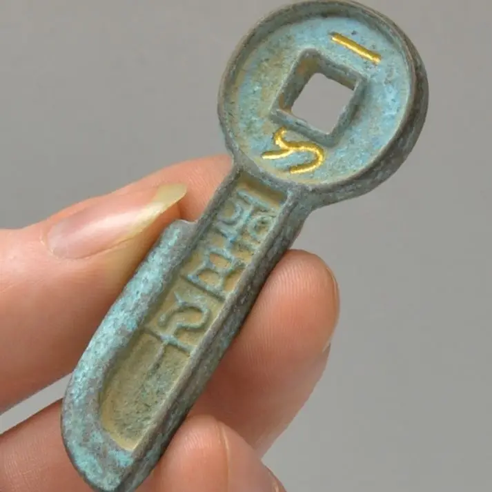 replica-de-moeda-antiga-de-bronze-moeda-antiga-wang-mang-moeda-dourada-da-mae-moeda-de-guerra-dos-cinco-mil-estados-qi-flat