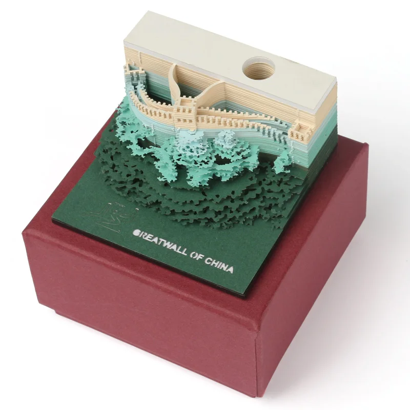 

Wholesale Bulk New Creative Products Customized Corporate 3D Paper Kawaii Memo Pad Corporate Gifts for Promotion and Decoration