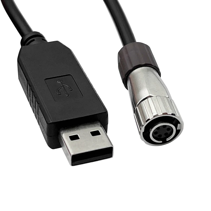Cable de datos USB de 6 pines de alta calidad para Series ES OS, CX FX SX survey Total Stations, nuevo