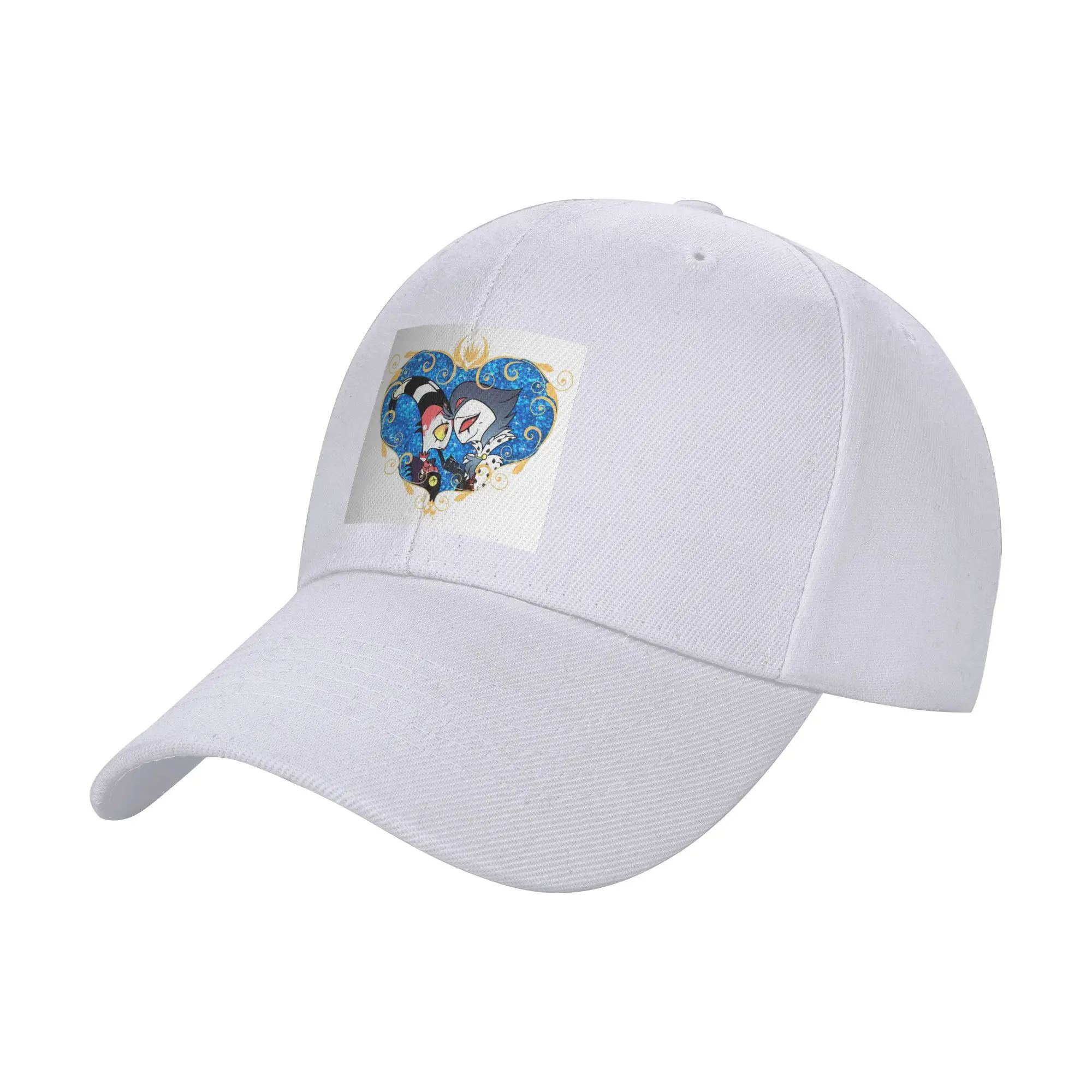 Unisex Baseball Hats Helluva Boss Stolas and Blitzo Heart Frame Outdoor Streetwear Summer Sports Baseball Caps Casquette Hats
