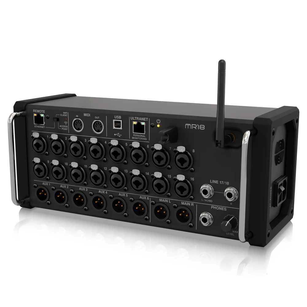 MR18 MR12 Professionelle Digitale Mischstudio Aufnahmekonsole DJ Studio Digital Mixer Audio Multi-track Sound Tisch