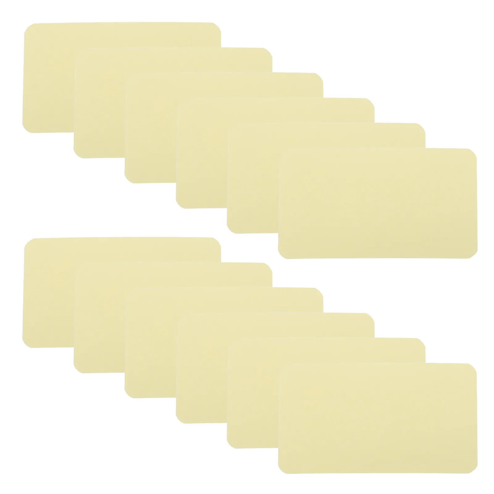 100Pcs Small Flash Cards Rounded Corner Blank Index Cards 3x2 Thick Cardstock Study Vocabulary Office DIY Small Memo Pad