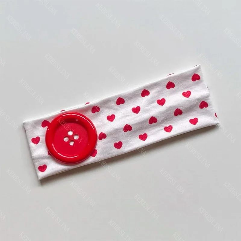 Retro star pattern print summer women's hair accessories street Korean Harajuku 2000s aesthetic casual women's hair accessories