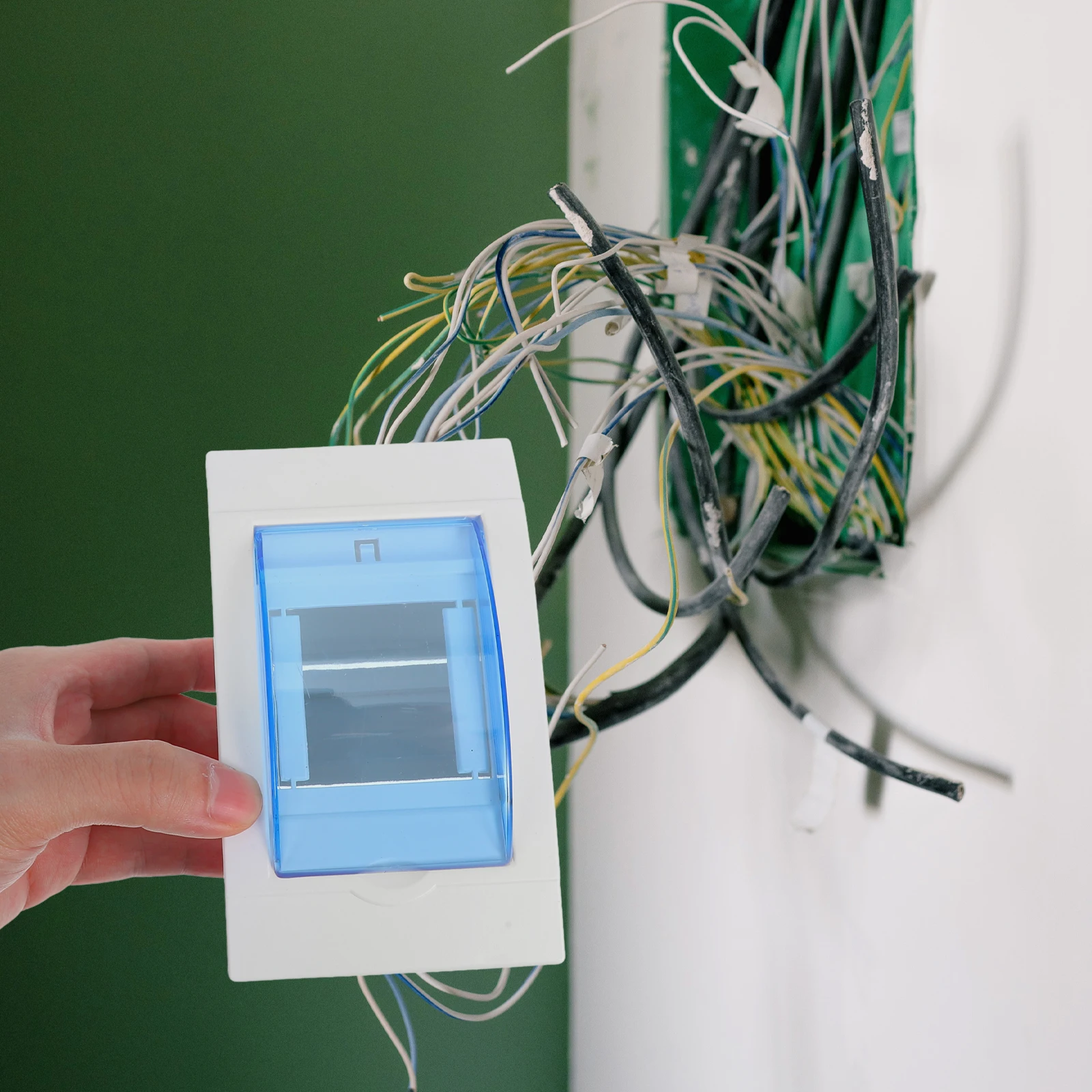 

Energy Meter Box Outdoor Weatherproof ABS Electrical Box Distribution Protection Case Transparent Cover Electricity Meter