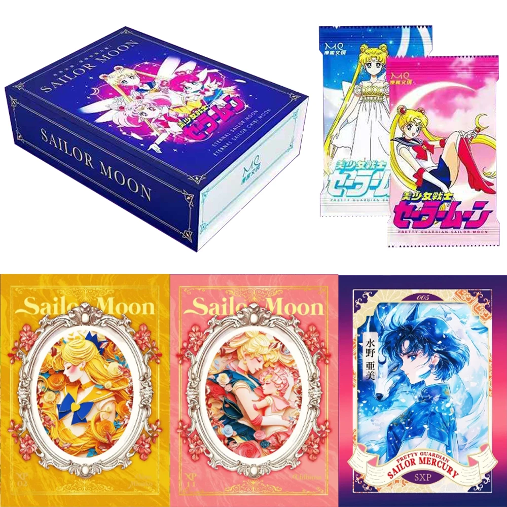 Sailor Moon Card Sailor Moon Male Tsukino Usagi Luna Takeuchi Fantasy Magic  Eternal Crystal Anime Collection Cards Toy Gift