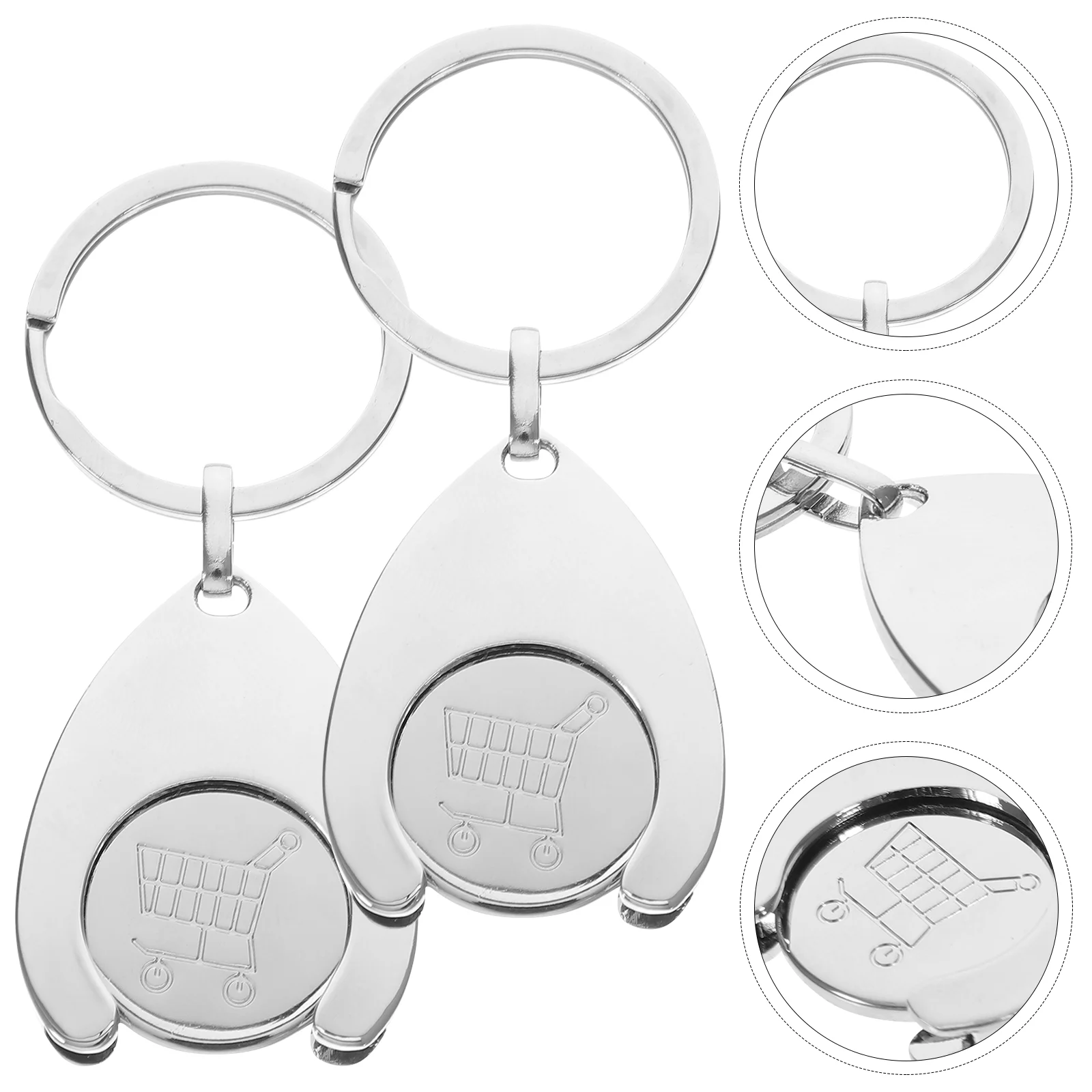 2 шт., держатель для ключей и монет