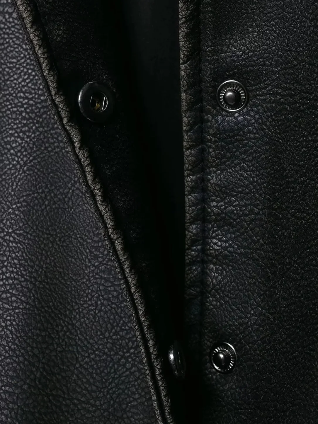 جاكيت جلد نحيف للنساء، معطف من الجلد الصناعي مزين بأزرار، تصميم عصري جديد لخريف 2023، طراز أمريكي بأكمام طويلة 638287 #1