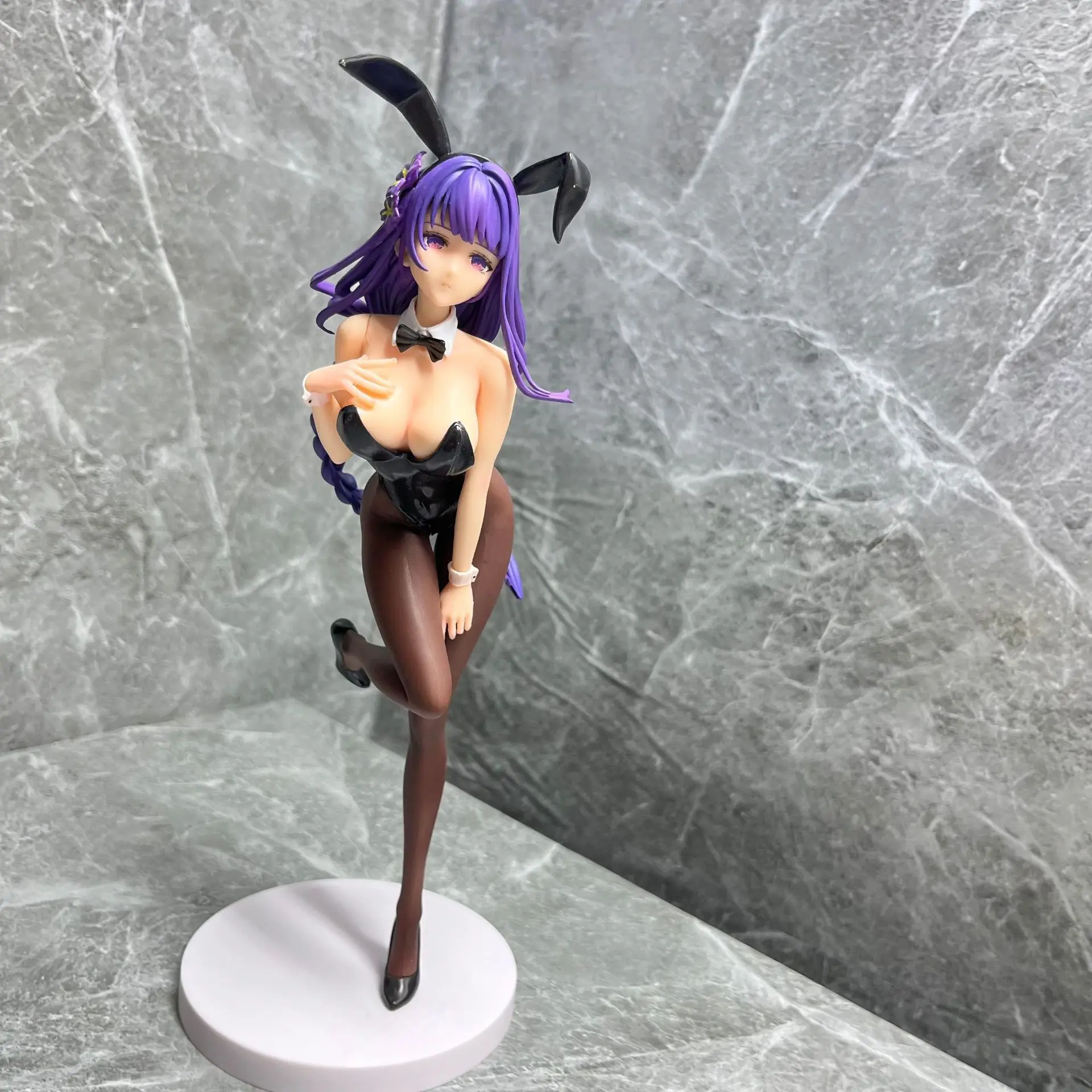 

Genshin Impact Collectible Action Figure Purple Hair Lightning General Rabbit Girl 1/6 Scale PVC Toy Model for Home Decor