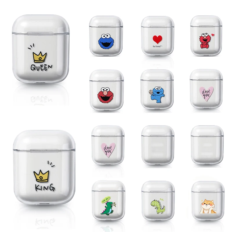 Case For AirPods 4 Case Transparent Soft TPU Case Bluetooth Earphone Cover For Apple Air Pods Pro 2 Case Cute Airpods 2 3 1 Bags