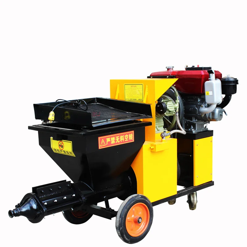 Diesel Engine Spraying Plaster Cement Plastering Spray Factory Direct Dry Mortar Machines Concrete Sprayer Cement