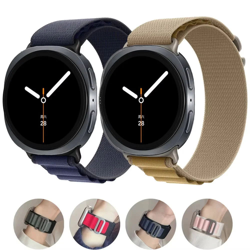 Armband für Samsung Galaxy Watch 8/8 Classic/Ultra 47 mm 44 mm 40 mm Armband Alpine Loop Sportarmband Correa Galaxy Watch 8 Band