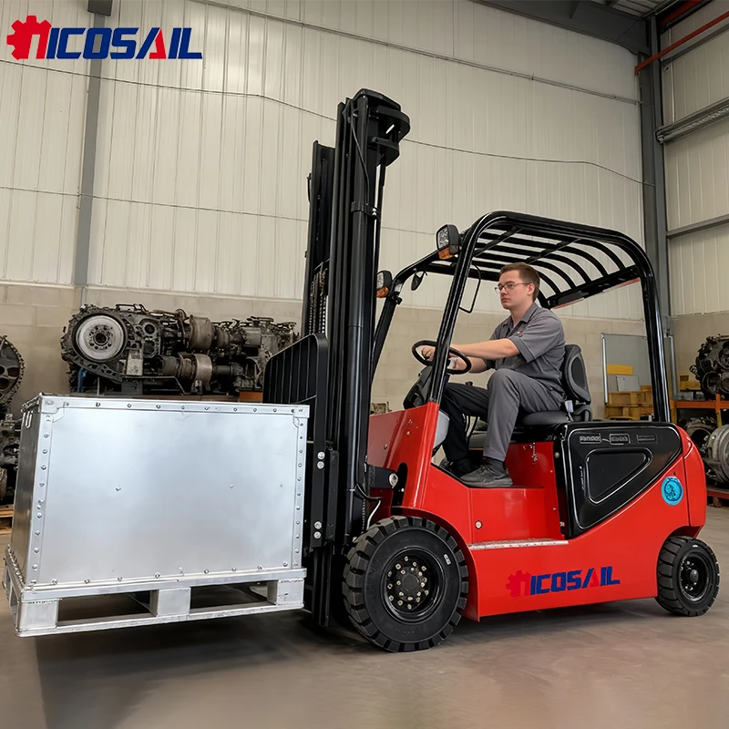 3 Ton Counterbalance Electric Forklift Eco Friendly for Clean Workshop