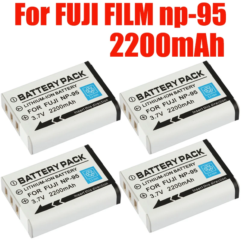 Uaktualnij akumulator litowo-jonowy 2200mAh np-95 NP95 do Fujifilm Finepix F30 F31FD prawdziwy 3D W1 X30 X100 X100T X100LE X100S X-S1