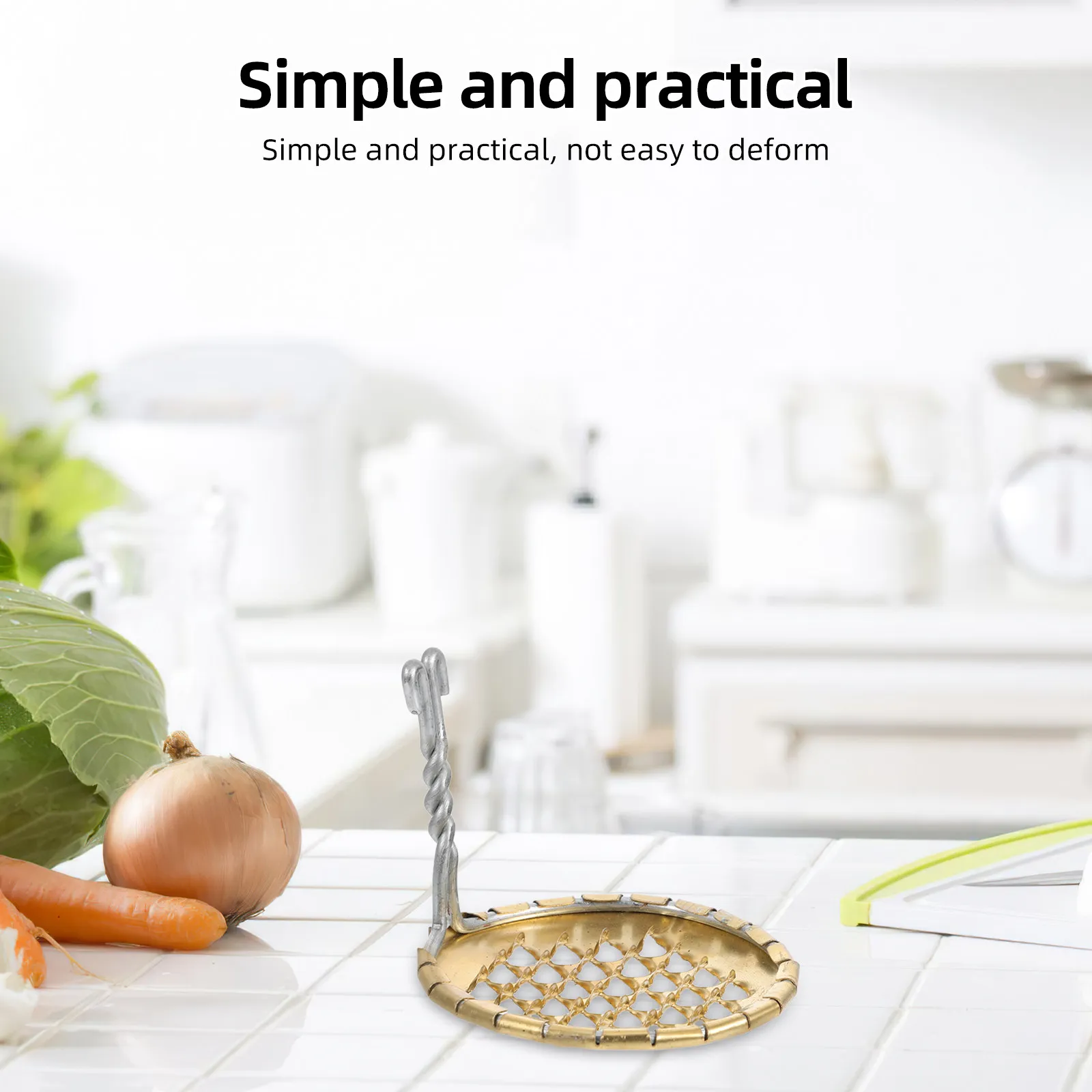 Premium Copper Jelly Scraper Multi-Functional Shredding Tool for Bean Jelly Cold Noodles Even Hole Distribution Safe Comfort