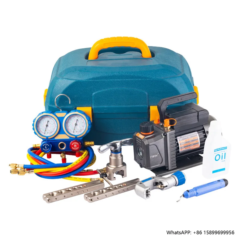 

Set of Car Air Conditioning Vacuum Pump Flaring Tool & Refrigerant Gauge-Customizable OEM Support