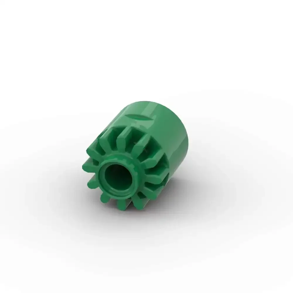 MOC 10PCS Part Bricks 3590 Gear 12 Tooth With Clutch Building Blocks Set High-Tech Wheel Particle DIY Toy Children Birthday Gift