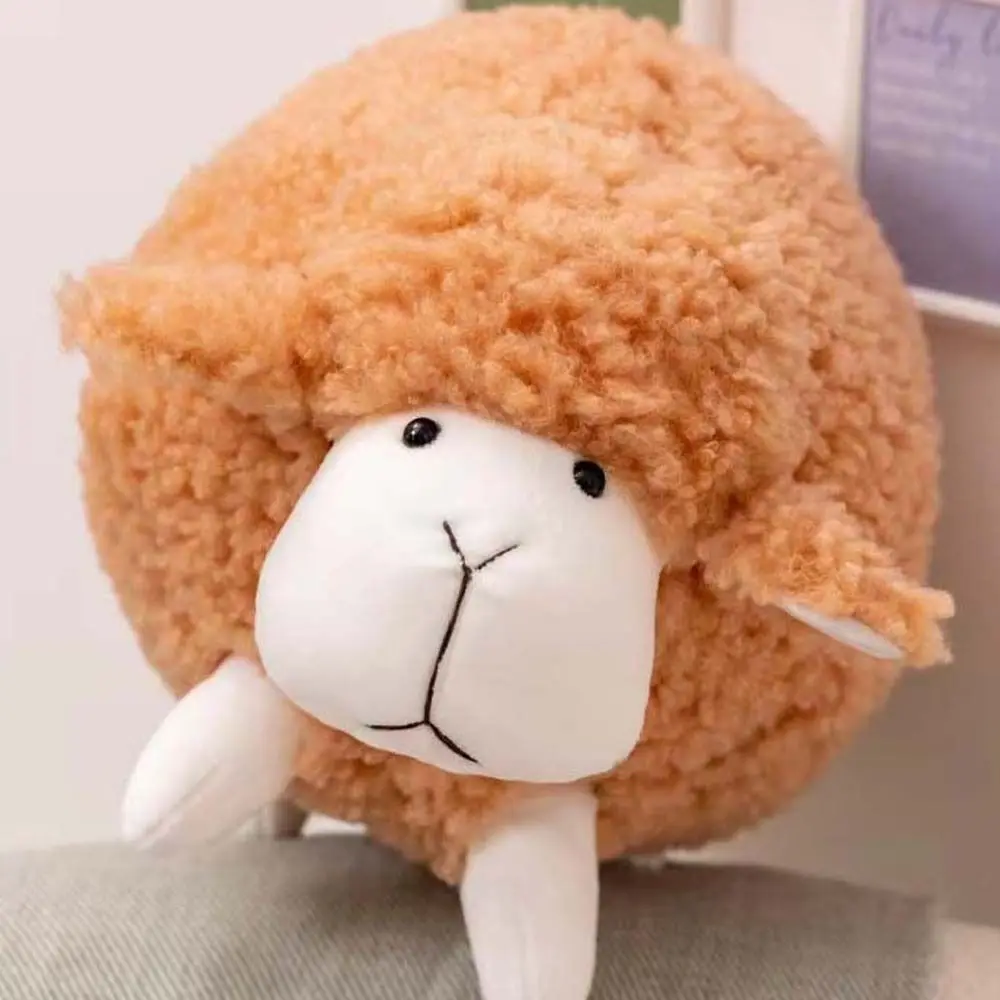 Desenhos animados para festas cordeiro macio pelúcia plushies brinquedo de pelúcia ovelha boneca de pelúcia animal de pelúcia cordeiro brinquedo de pelúcia travesseiro de pelúcia