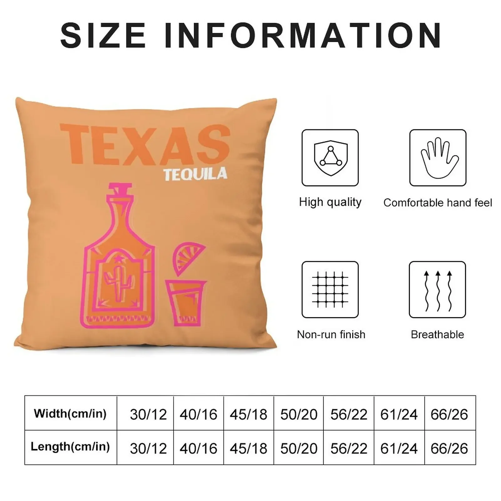 TEXAS TEQUILA Throw Pillow Cushions Pillow Covers Decorative christmas pillow case