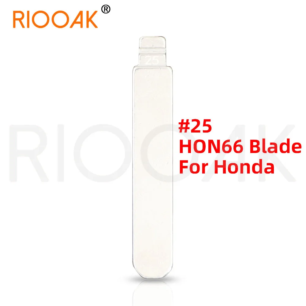 10pcs 25# HON66 Flip Blank Key Blade HON66FH Uncut Car Key Blanks for Accord Fit City New Odyssey for KD Keydiy Xhorse Remotes