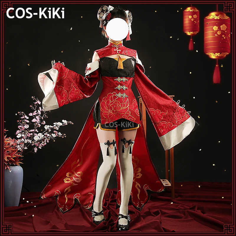 

COS-KiKi Vtuber Nijisanji Tsukino Mito Chinoiserie новая одежда игровой костюм прекрасное платье косплей костюм наряд для вечеринки на Хэллоуин