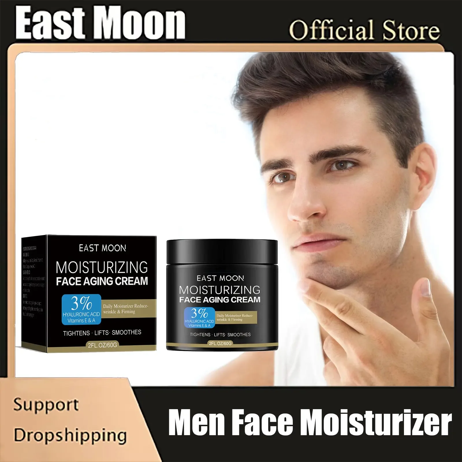 Men Face Moisturizer Face Rejuvenation Blackhead Acne Removal Anti A-ging Lifting Firming Reduce Fine Lines Anti Wrinkle Cream