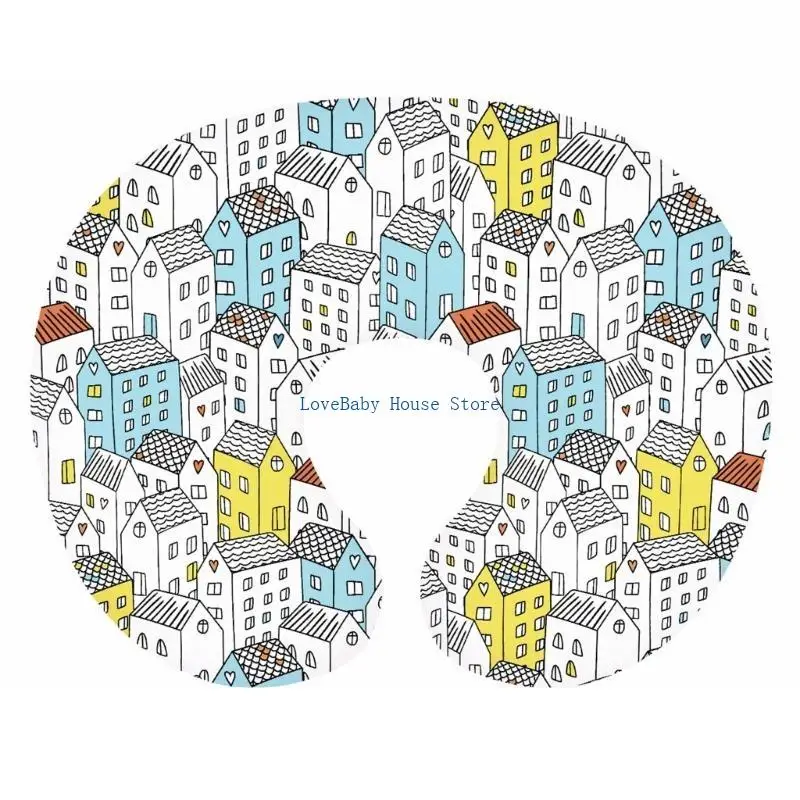 Bx0d Nursing Pillow Cover 22.8x18 นิ้วรองรับหมอนปลอกปลอกปลอก