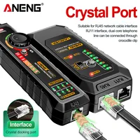 ANENG M469C High-precision Smart LAN Cable Tester RJ45 RJ11 Network Line Tracing Power Cable Measure DC Level Testing Tool