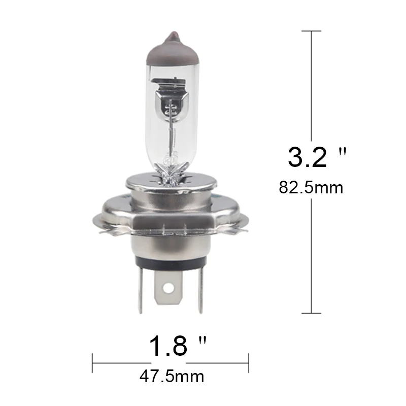 2 Stuks H4 12V 55W 4300K Halogeen Auto Gloeilampen Lamp Fabriek Prijs Auto Styling Parking Gloeilamp Auto Accessoires H4 Halogeenlamp