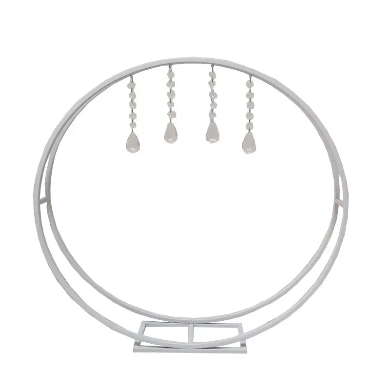 

Белый металлический свадебный центральный стенд, настольный подставка для цветов, украшение для свадебного мероприятия