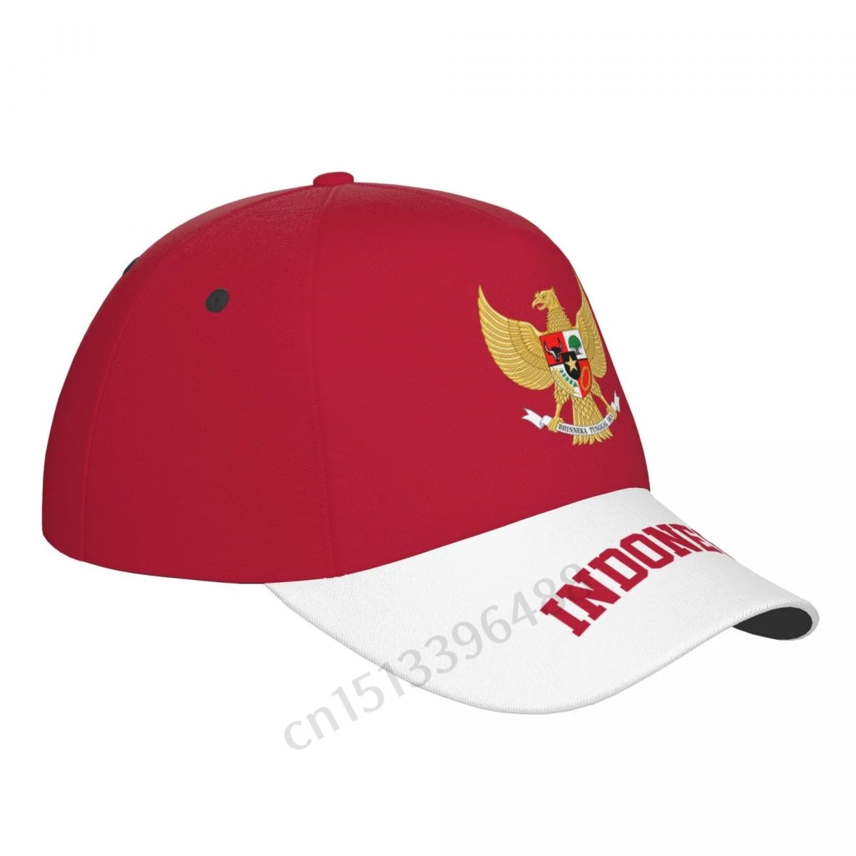 2025 Indonesia 3D Soccer Hats Sun Baseball Cap Breathable Adjustable Men Women Outdoor Fishing Hat