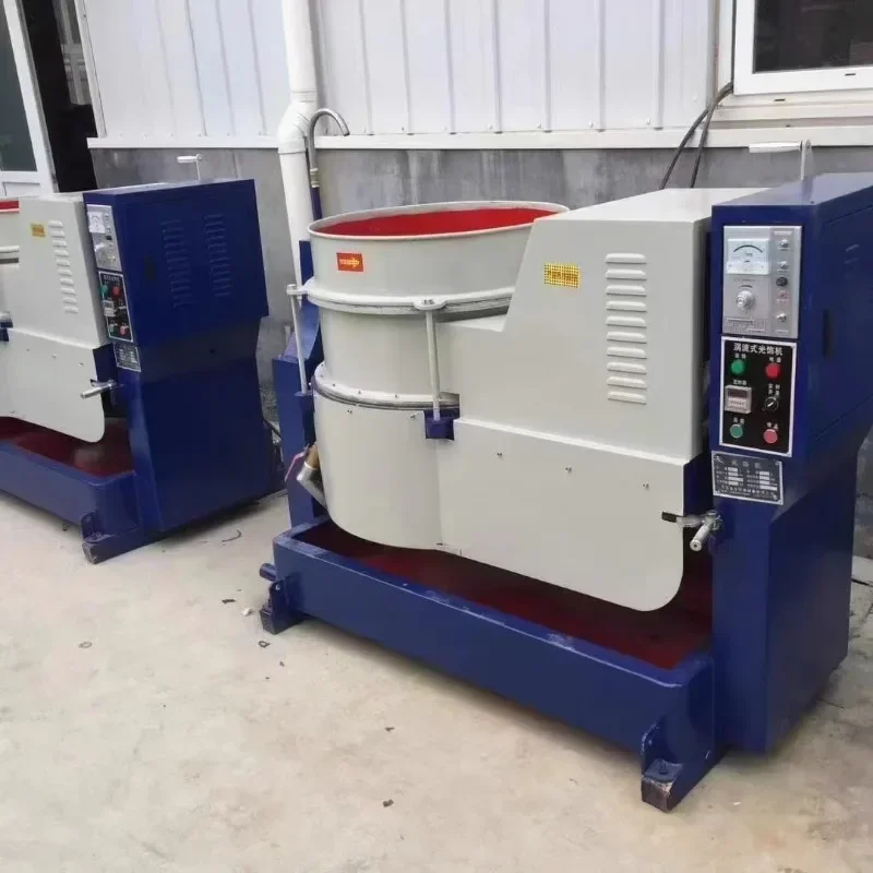 Eddy current polishing machine, high-speed deburring and polishing machine, drum turntable