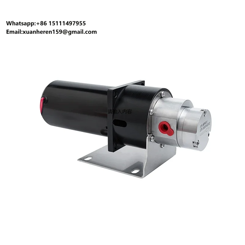 High Temperature Brushed Motor 60W Fuel Oil Pump Gear Mini Seal Magnetic Gear Pump Food Grade Price for Liquid Filling Machine