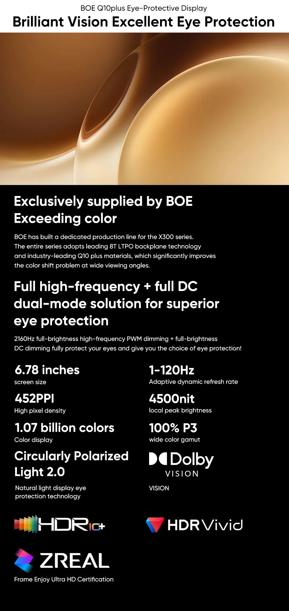 Vivo X300 Pro 5G smartphone android MediaTek Dimensity 9500 6.78” AMOLED 120hz 6510mAh 90W superCharge 50MP OIS NFC OTA