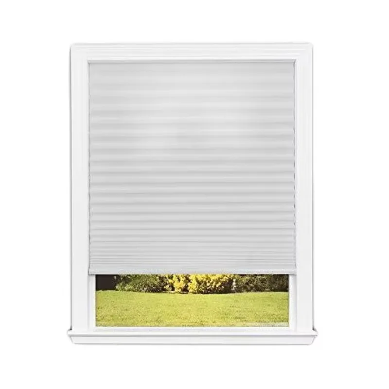 Cellular Shades Blackout Pull-Down Honeycomb Blinds for Windows Cordless Room-Darkening Polyester Roller Shades Vertical Pattern