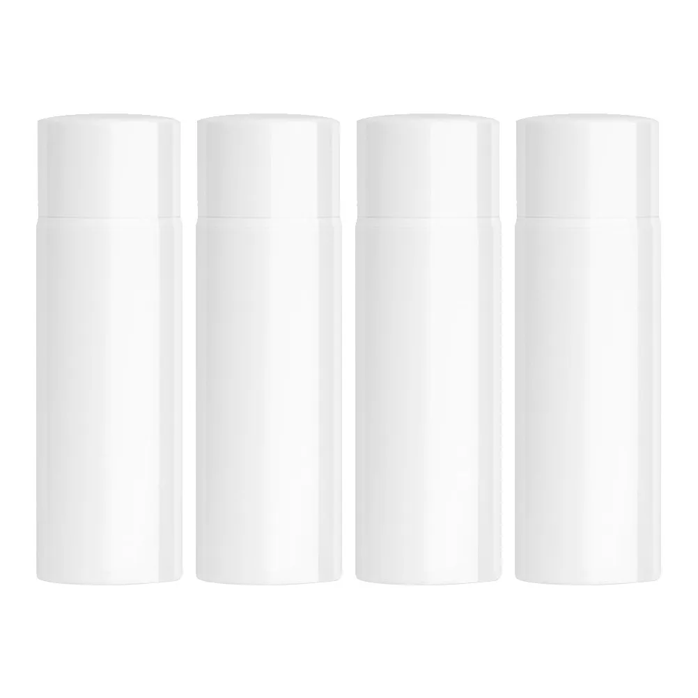 4Pcs 100Ml Travel Bottles Airless Dispenser Reusable Easy Clean Portable Compact for DIY Skincare Moisturizer Cream