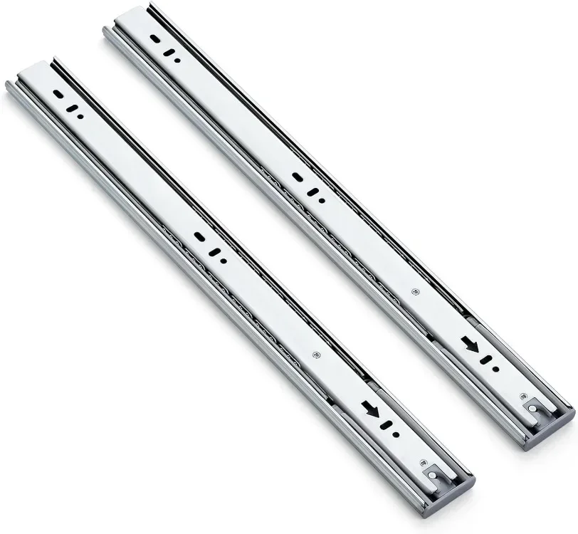 

Good Hot Sale.5 Pairs 10 Pack Full Extension Ball Bearing Slides Soft Close Slides 18 Inch Side Mount SlidesSilver Drawer