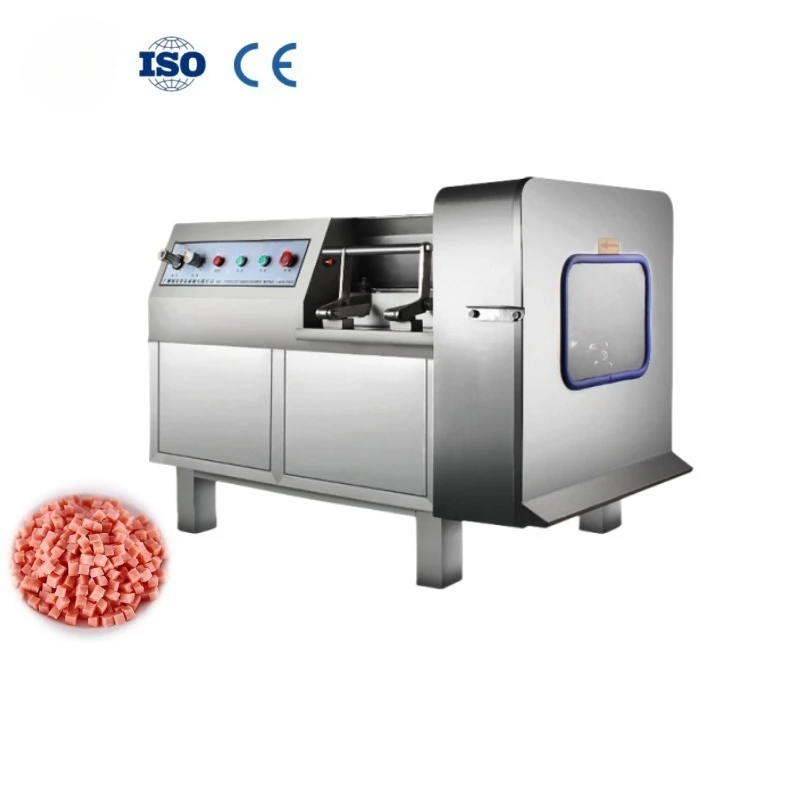 Commercial Automatic Meat Cuber High-Speed Frozen Meat Dice Machine Mince