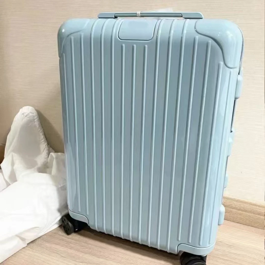 حقيبة أمتعة مؤثرة راقية مقاس 20/26/30 بوصة مقاومة للاهتراء وسعة كبيرة فاخرة ومغلقة متعددة الألوان