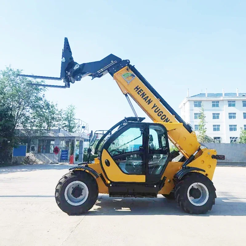 Smart Telehandler 4.5T 16m Lift IoT Remote Monitoring 5G Connectivity Predictive Maintenance Enabled