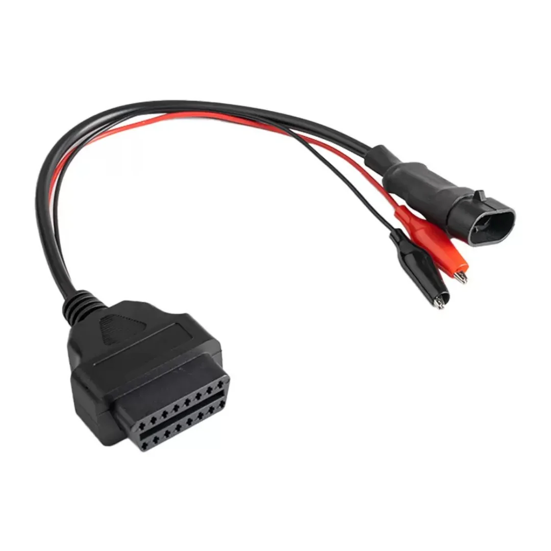 Per Fiat/Alfa/Lancia 3 Pin a 16 Pin OBD OBD2 Adattatore del Connettore Auto Cavo Per Fiat 3pin Cavo Diagnostico Femmina