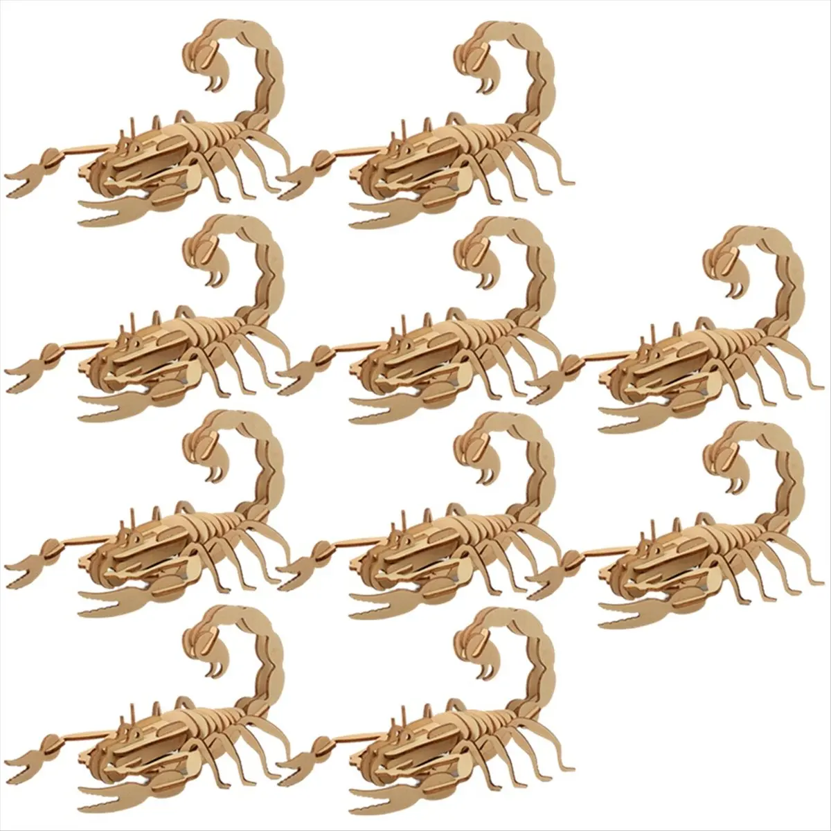 A71Z Assemble Model Wooden Jigsaw Puzzle DIY Model Animal Toy Assembly Gift for Children Adult Teens