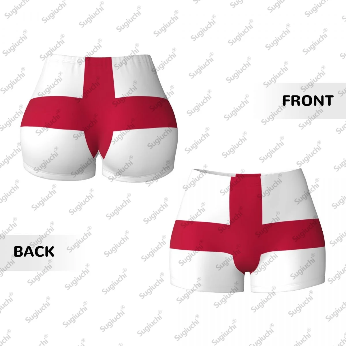 2026 bandeira da inglaterra shorts de yoga para mulheres treino scrunch levantamento de bunda cintura alta ginásio correndo calças curtas