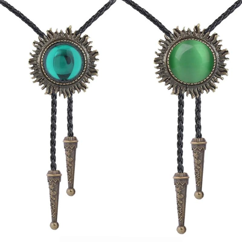 Cowboy Bolo Tie for Halloween Carnivals Party Man Teens Costume