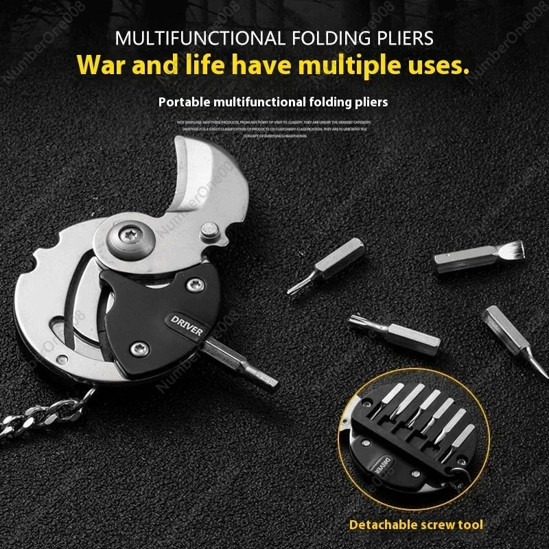 Outdoor Mini Stainless Steel Folding Knife Portable Exquisite Coin Knife Multifunctional Keychain Express Unpacking Knife