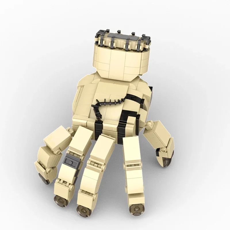 MOC film mercredi Brickheadzs Addameds-Familys main choses blocs de construction pour horreur monstre briques enfants Halloween ToyGift