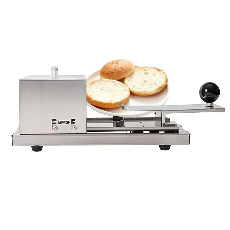 Hot Trends Manual Stainless Steel Burger Bagel Slicer Kitchen Tools Bread Slicer