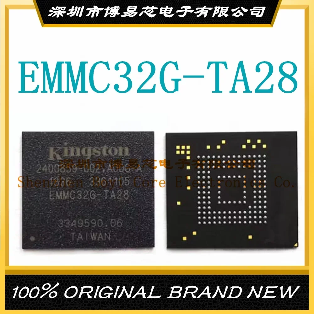 

EMMC32G-TA28 Kingston 32G embedded Flash high version EMMC LCD TV USB flash drive Evaluation board