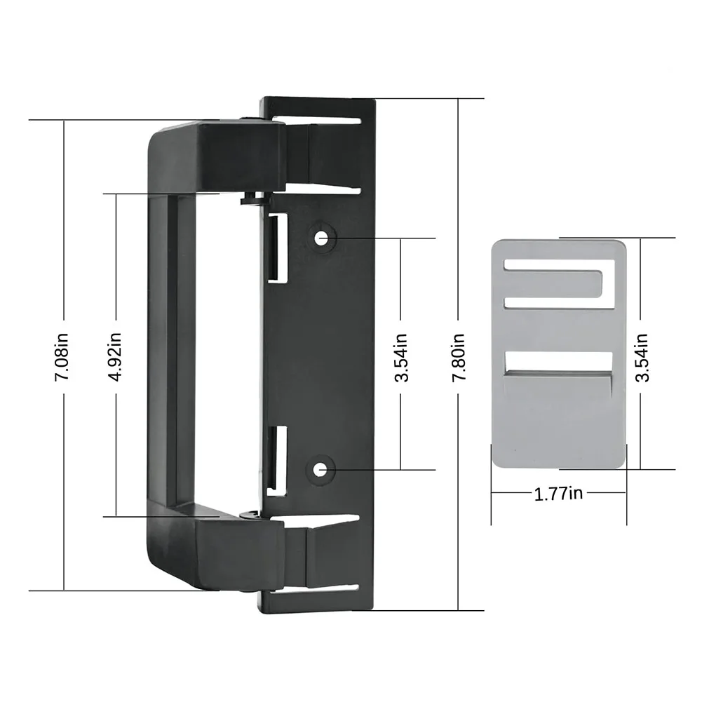 1Set 3316882900 RV مقبض باب الثلاجة حامل قبضة لسلسلة Domometic من قطع غيار الثلاجة مجموعات الثلاجات #6