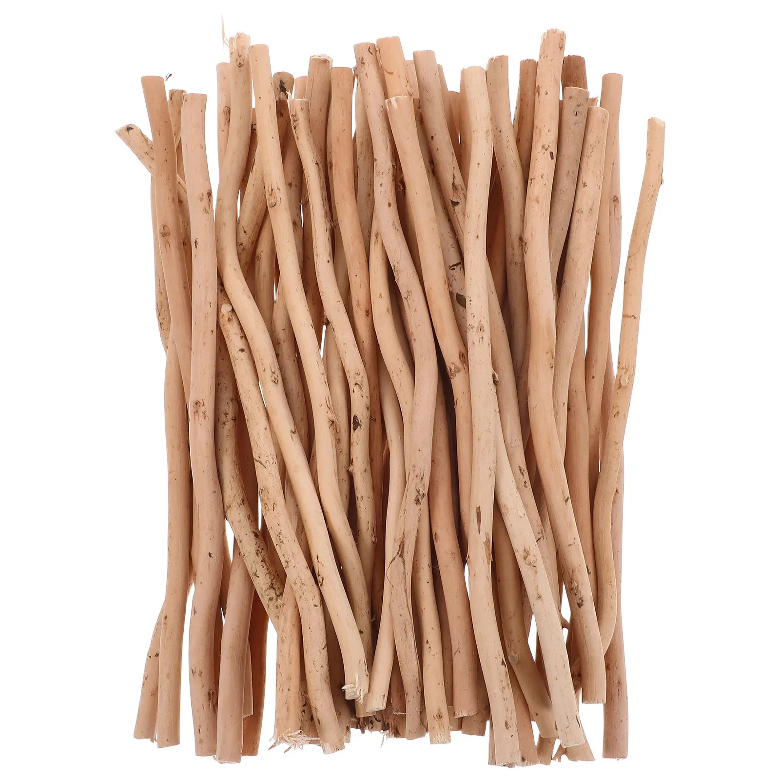 50 Stück natürliche Baumzweige, rustikale Holzstäbe, 20 cm, zum Basteln, DIY, Foto-Requisiten, Heimdekoration